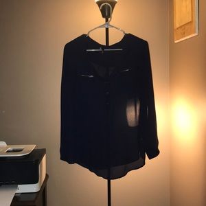 Dark blue dress shirt